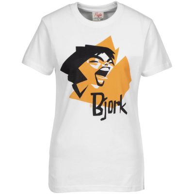 Футболка женская «Меламед. Bjork», белая-1