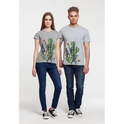 Футболка женская «Жажда жизни», серый меланж-7