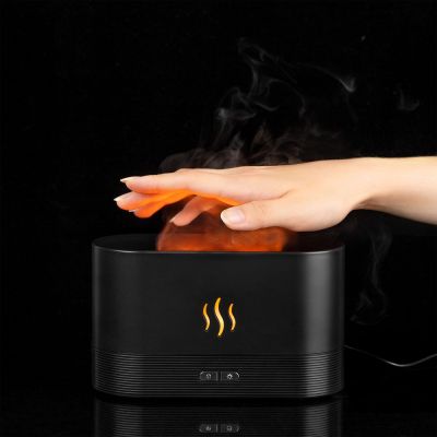 Увлажнитель-ароматизатор с имитацией пламени Fuego ver.2, черный-10