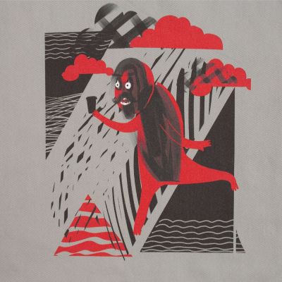 Холщовая сумка «Преодолень», серая-3