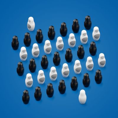 Беспроводная колонка Repeat с аккумулятором 4000 мАч, синяя-5