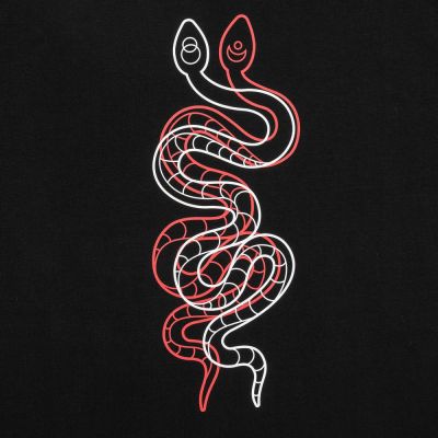 Толстовка «Змий», черная-6