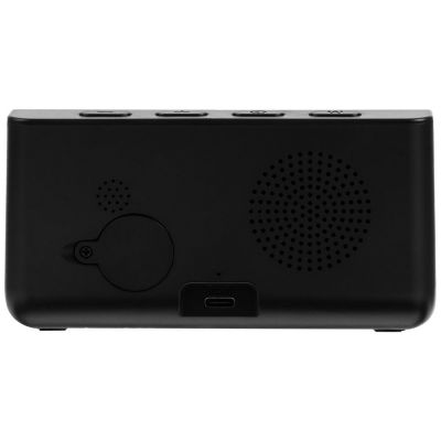 Станция беспроводной зарядки с часами Electron, ver.2, черная-8