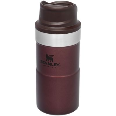 Термокружка Stanley Classic Trigger Action 250 One hand 2.0, бордовая-0