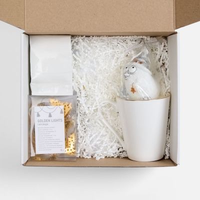 Набор «Планы на счастье», белый с золотистым-1