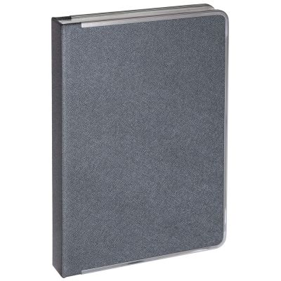 Ежедневник Frame Metal, недатированный, серый-1