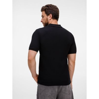 Рубашка поло унисекс Upswing, черная-6