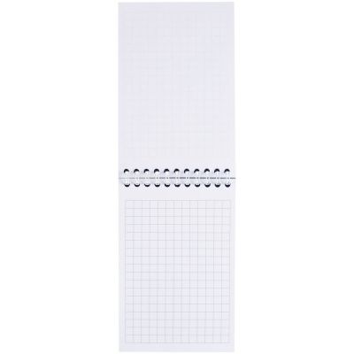 Блокнот Dali Mini в клетку, синий-3