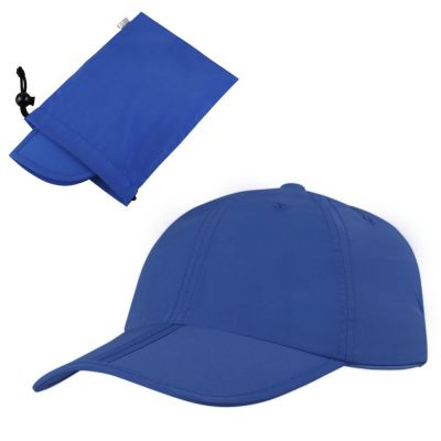 Бейсболка складная Ben Lomond, ярко-синяя-0