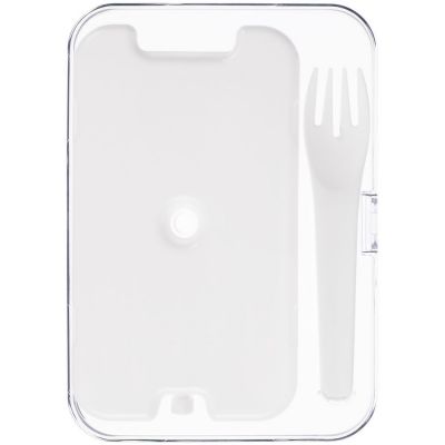 Ланчбокс Cibus с аккумулятором холода, белый с черным-4