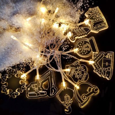 Светодиодная гирлянда Build The Future, строительство-8