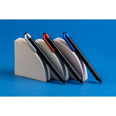 Ручка шариковая Fluent, серебристая-5