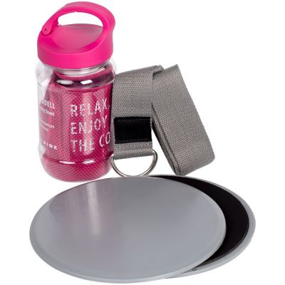 Набор для фитнеса PinkyGrey, с ремнем для йоги-0