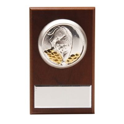 Плакетка малая «Тигр на монетах» с возможностью персонализации-0