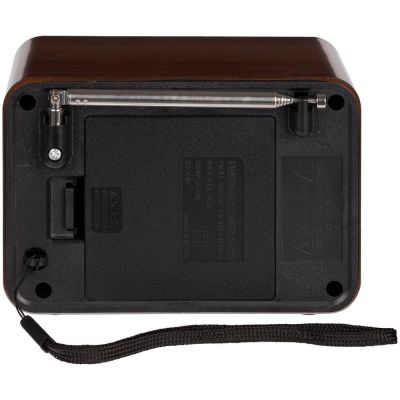 Bluetooth-колонка с радио Beatnik, коричневая-3
