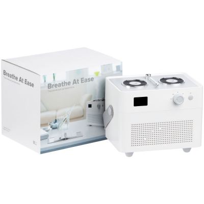 Переносной увлажнитель-ароматизатор с подсветкой Breathe at Ease, белый-5