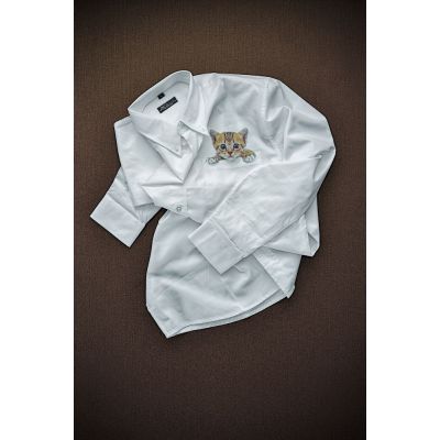 Рубашка мужская с длинным рукавом Bel Air, белая-6