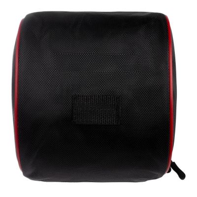 Велосумка BikeLine на руль, черная с красным-2