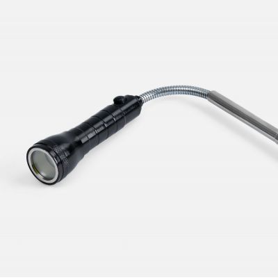 Телескопический фонарь с магнитом Flexion, ver.2, черный-5