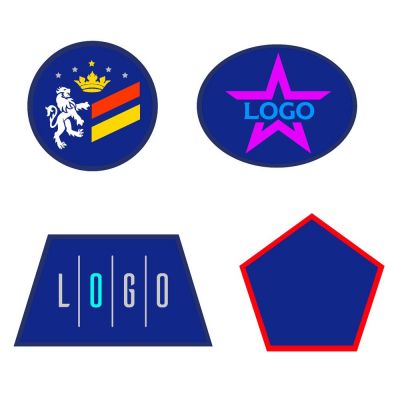 Шеврон из габардина Gabo L, синий-0