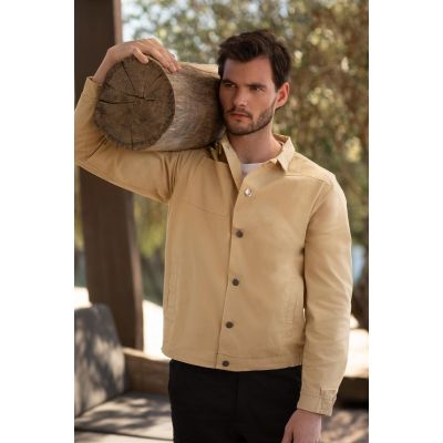 Куртка унисекс Bratislava, бежевая-3