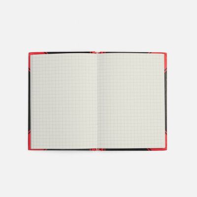 Блокнот Accenti Mini, черный с красным-2