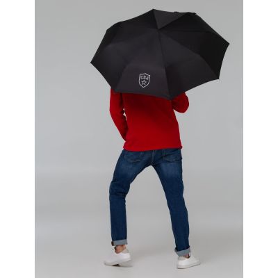 Складной зонт «СКА», черный-5