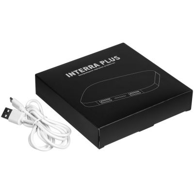 Беспроводное зарядное устройство Interra Plus, белое-9