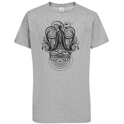 Футболка мужская «Антиква А», серый меланж-1