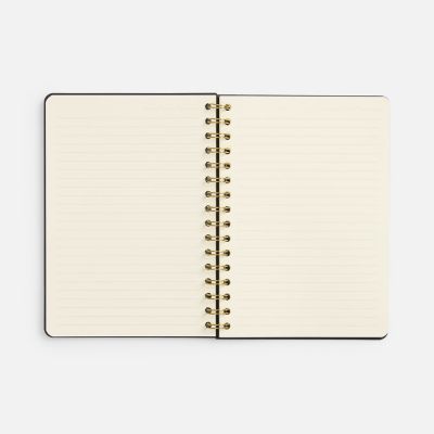 Ежедневник Spiral, недатированный, черный-1