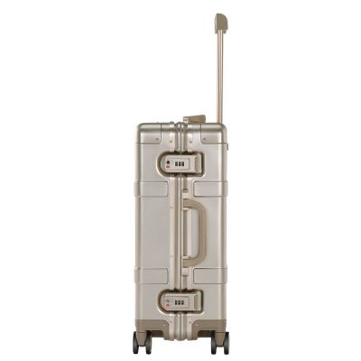 Чемодан Metal Luggage, золотистый-4