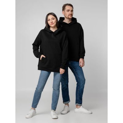 Худи оверсайз унисекс Outshine, черное-11
