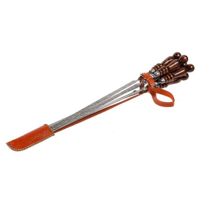 Набор шампуров в кожаном колчане Archer-0