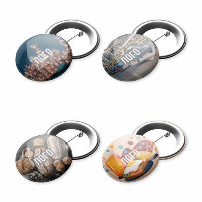 Значок закатной Pinback на заказ, XL-0