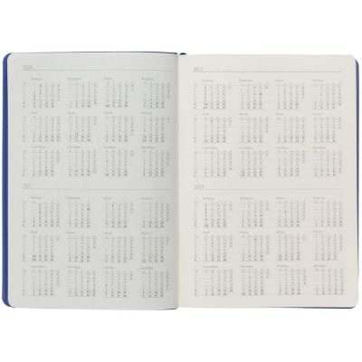 Ежедневник Ridge, недатированный, синий-8