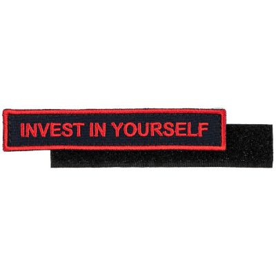 Шеврон на липучке Invest In Yourself-0
