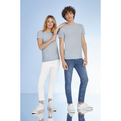 Футболка женская Regent Fit Women, черный меланж-4