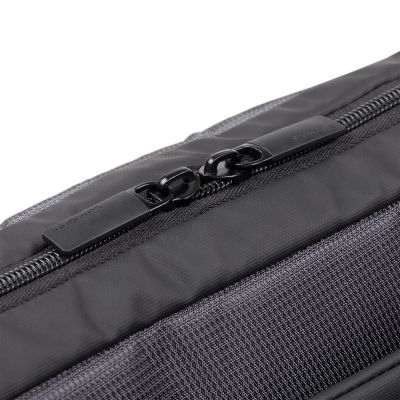 Сумка для ноутбука Qibyte Laptop Bag, темно-серая с черными вставками-10