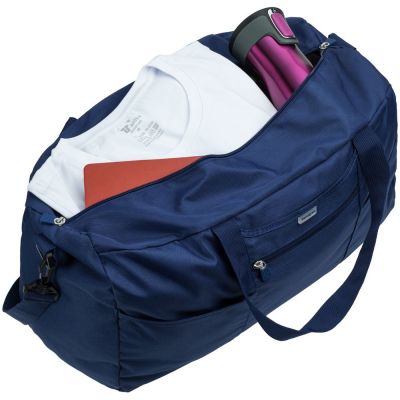 Сумка дорожная складная Global TA, синяя-9