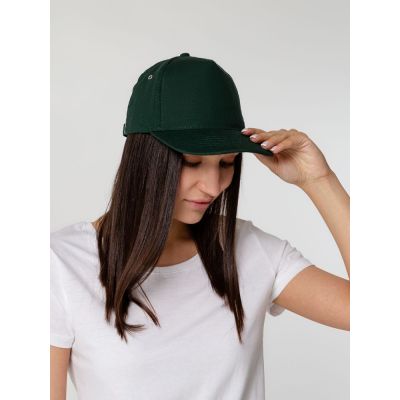 Бейсболка Standard, темно-зеленая-7