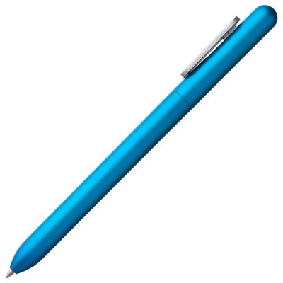 Ручка шариковая Swiper Silver, голубой металлик-2