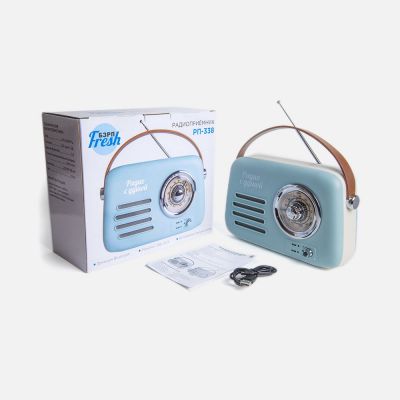 Радиоприемник «Fresh РП-338», голубой-3