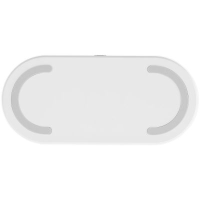 Станция беспроводной зарядки с подсветкой Laconic, белая-5