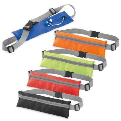 Спортивная поясная сумка On the Run, оранжевая-2