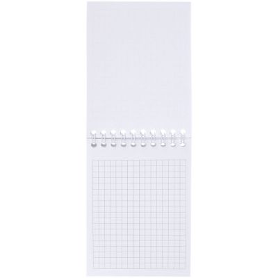 Блокнот на пружине Bonn Soft Touch, S, белый-2