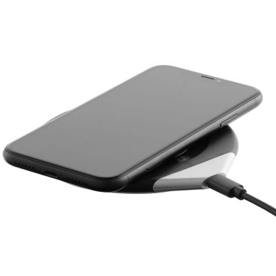 Кружка с подогревом и беспроводной зарядкой dualBase, черная-2