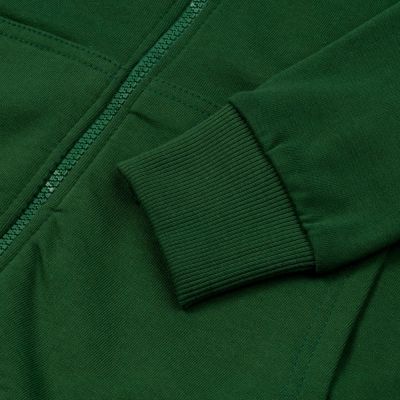 Толстовка на молнии с капюшоном Siverga Heavy 2.0, темно-зеленая-2
