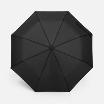 Зонт складной Cloudex, черный-1