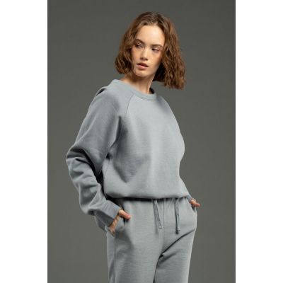 Свитшот унисекс S1, серый-0