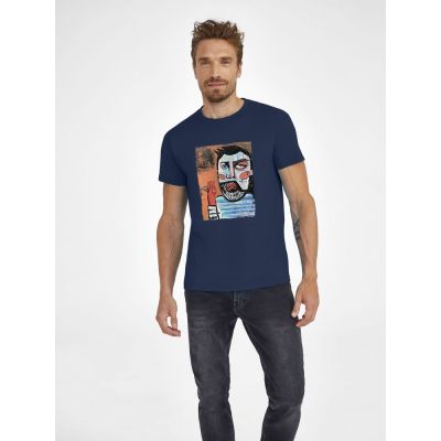 Футболка «У матросов нет вопросов», кобальт (темно-синяя)-0